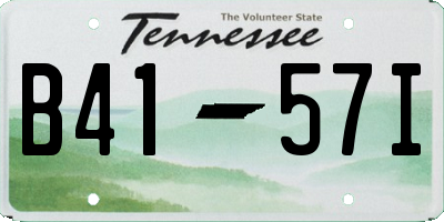 TN license plate B4157I