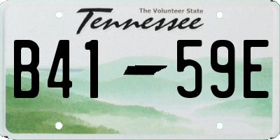 TN license plate B4159E