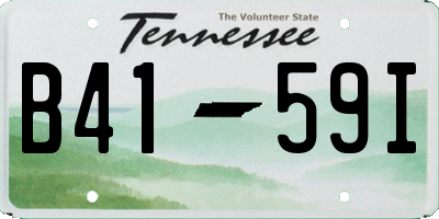 TN license plate B4159I