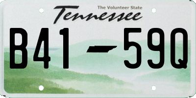 TN license plate B4159Q