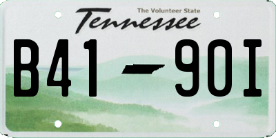 TN license plate B4190I