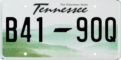 TN license plate B4190Q