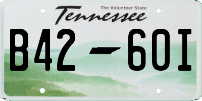 TN license plate B4260I