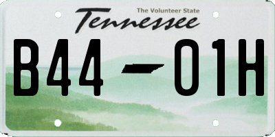 TN license plate B4401H