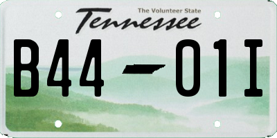 TN license plate B4401I
