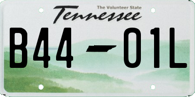 TN license plate B4401L