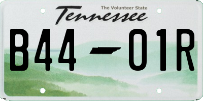 TN license plate B4401R