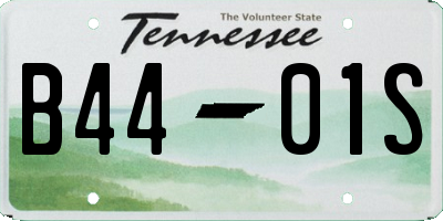 TN license plate B4401S