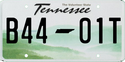 TN license plate B4401T