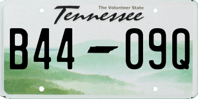 TN license plate B4409Q