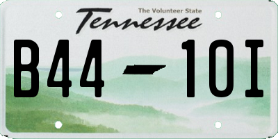 TN license plate B4410I