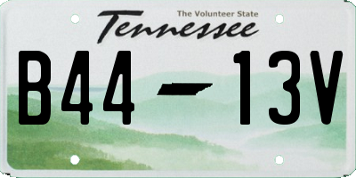 TN license plate B4413V