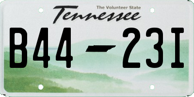 TN license plate B4423I