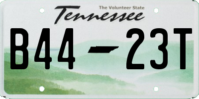 TN license plate B4423T