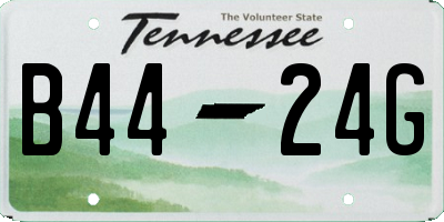 TN license plate B4424G