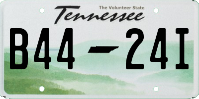 TN license plate B4424I
