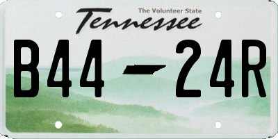 TN license plate B4424R