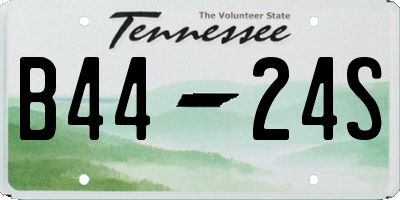 TN license plate B4424S