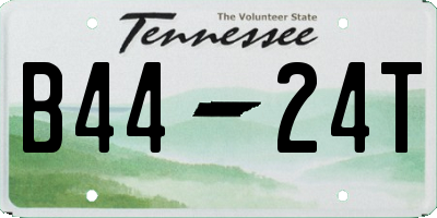 TN license plate B4424T