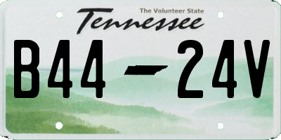 TN license plate B4424V