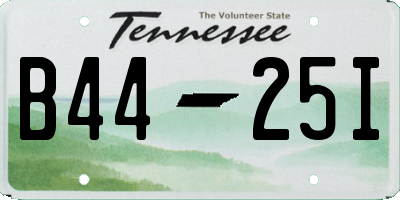 TN license plate B4425I