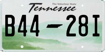 TN license plate B4428I