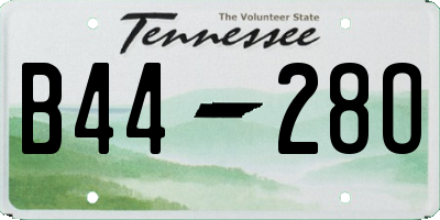 TN license plate B4428O