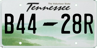TN license plate B4428R
