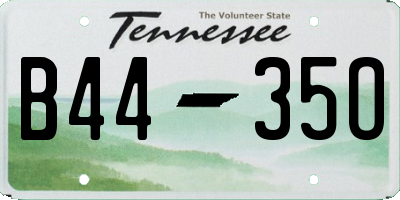 TN license plate B4435O
