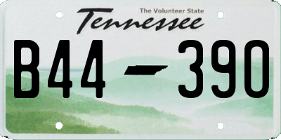 TN license plate B4439O