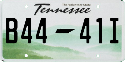 TN license plate B4441I
