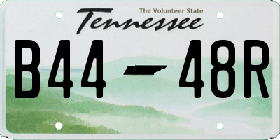 TN license plate B4448R