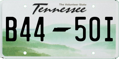 TN license plate B4450I