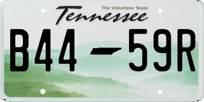 TN license plate B4459R
