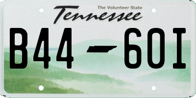 TN license plate B4460I