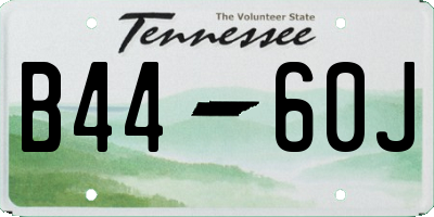 TN license plate B4460J