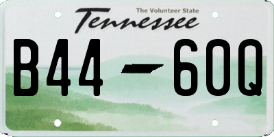 TN license plate B4460Q