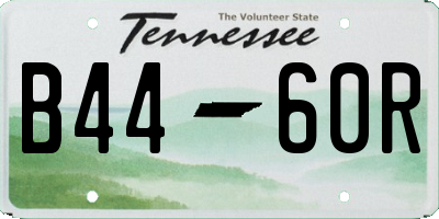 TN license plate B4460R