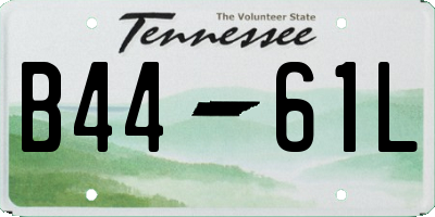 TN license plate B4461L