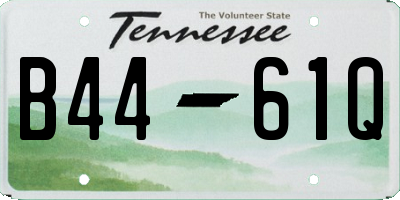 TN license plate B4461Q