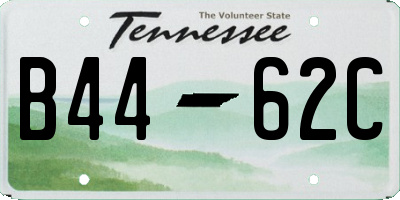 TN license plate B4462C