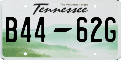 TN license plate B4462G