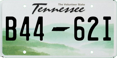 TN license plate B4462I
