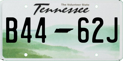 TN license plate B4462J