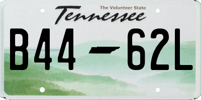 TN license plate B4462L