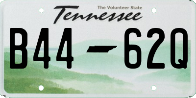 TN license plate B4462Q