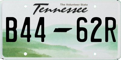 TN license plate B4462R