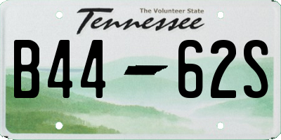 TN license plate B4462S