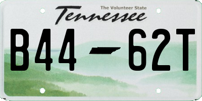 TN license plate B4462T
