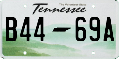 TN license plate B4469A